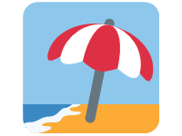 Beach With Umbrella
