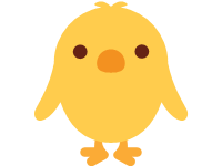 Front Facing Baby Chick