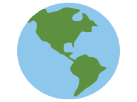 Globe Showing Americas