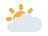 Sun Behind Large Cloud