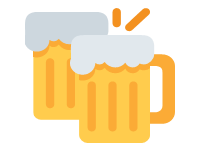 Clinking Beer Mugs