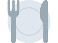 Fork and Knife with Plate