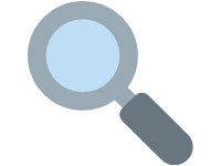 Magnifying Glass Tilted Left