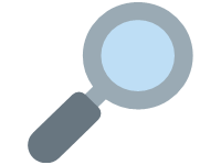 Magnifying Glass Tilted Right