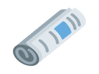 Rolled Up Newspaper