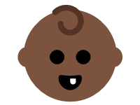 Baby Dark Skin Tone