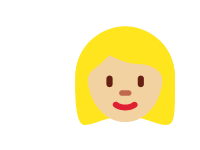 Blond Woman Medium Light Skin Tone