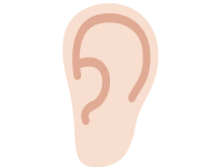 Ear Light Skin Tone