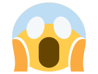 Face Screaming in Fear