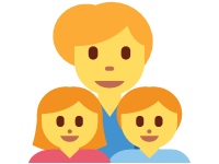 Family Women Girl Boy