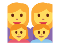 Family Women Women Girl Boy