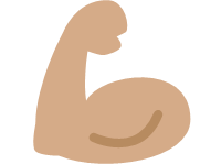 Flexed Biceps Medium Skin Tone