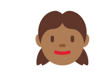 Girl Medium Dark Skin Tone