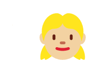 Gril Medium Light Skin Tone