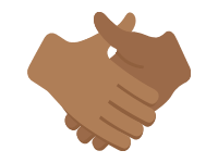 Handshake Medium Dark Skin Tone