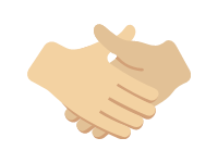 Handshake Medium Light Skin Tone