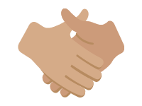 Handshake Medium Skin Tone
