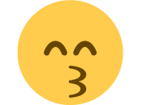 Kissing Face With Smiling Eyes