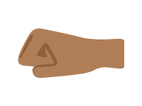 Left Facing First Medium Dark Skin Tone