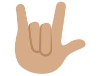 Love You Gesture Medium Skin Tone