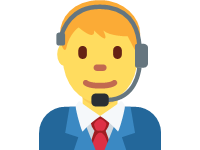 Man Call Center