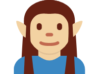 Man Elf Medium Light Skin Tone