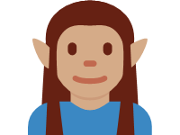 Man Elf Medium Skin Tone
