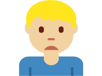 Man Frowning Medium Light Skin
