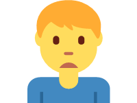 Man Frowning