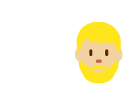 Man With Beard Medium Light Skin Tone