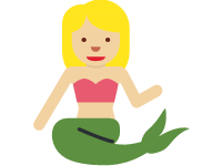 Mermaid Medium Light Skin Tone