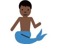 Merman Dark Skin Tone