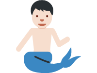 Merman Light Skin Tone