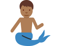 Merman Medium Dark Skin Tone