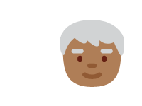 Old Man Medium Dark Skin Tone