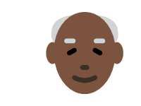 Old Person Dark Skin