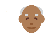 Old Person Medium Dark Skin Tone