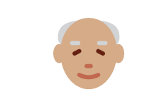 Old Person Medium Skin Tone