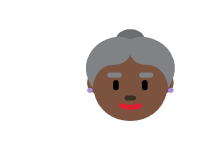 Old Woman Dark Skin Tone