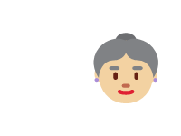Old Woman Medium Light Skin Tone