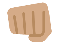 Oncoming Fist Medium Skin Tone