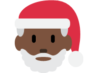 Santa Claus Dark Skin Tone
