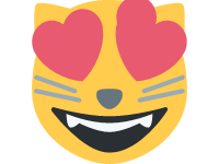 Smiling Cat With Heart Eyes