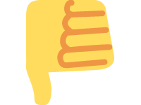 Thumbs down