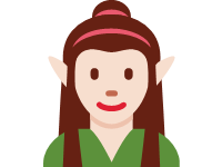 Woman Elf Light Skin Tone