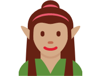 Woman Elf Medium Skin Tone