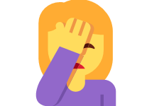 Woman Facepalming