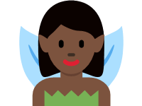 Woman Fairy Dark Skin Tone