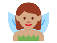 Woman Fairy Medium Skin Tone