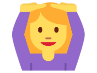 Woman Gesturing OK